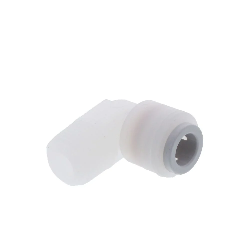 Kynar PVDF Male Elbow - 3/8 x 3/8 NPTF — 5-Pack