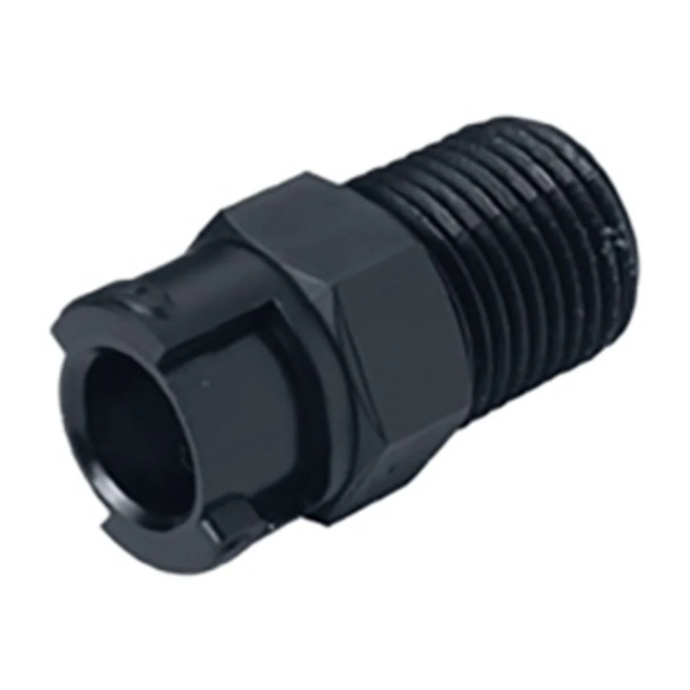 SMPTD02BLK Valved Male Thread Black Coupling Body 1/8 NPT Black — Bag of 50