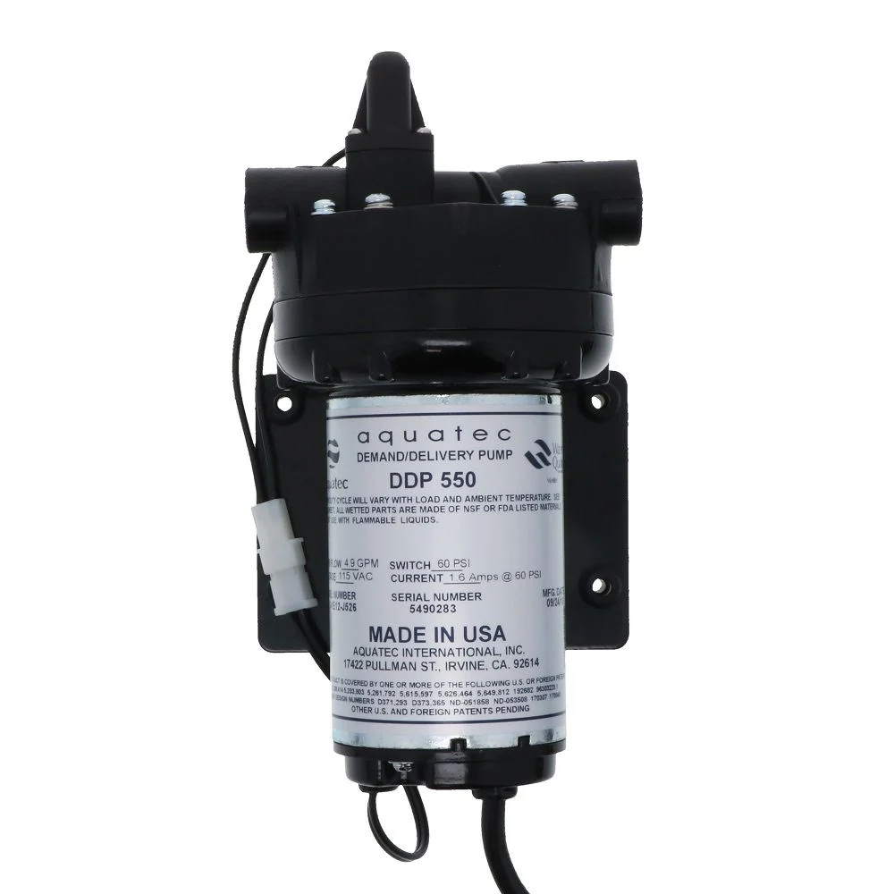 Aquatec 5513-1E12-J526 Pump 4.9 gpm, 1/2 FPT, 115VAC — Single