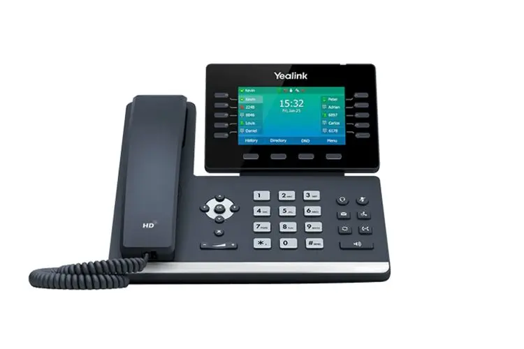 Yealink SIP-T54W Prime Business IP Phone w/Bluetooth & Wifi, 4.3-Inch Color Display, New, Original