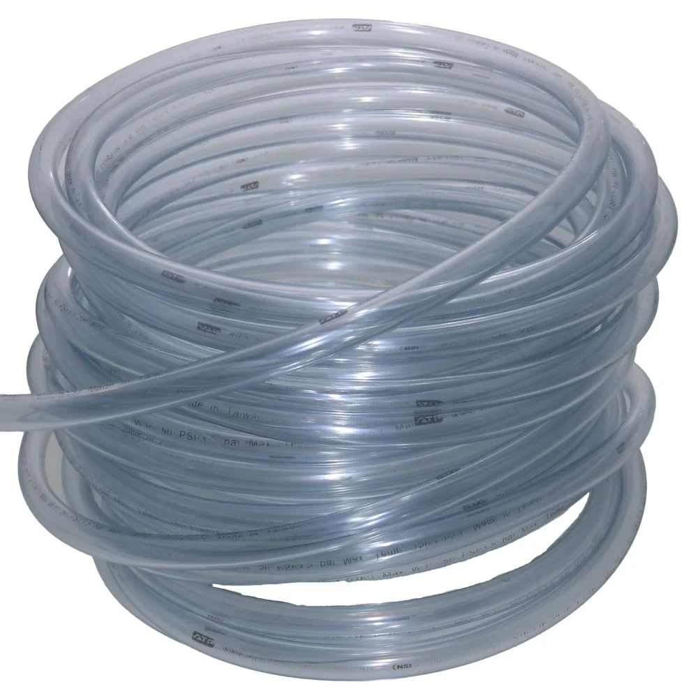 Clear Flexible PVC Tubing 5/16 ID x 7/16 OD — 50 Feet