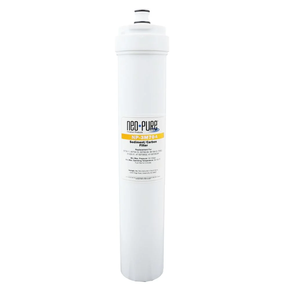Neo-Pure NP-3M704 SQC Compatible Carbon Pre/Post Filter — Single