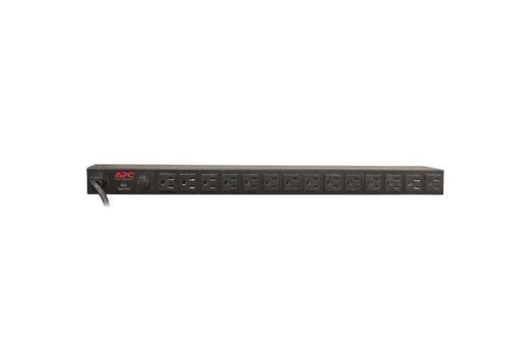 APC Basic 0U Vertical Rack PDU, 15A 100/120V Power Distribution Unit with (14) NEMA 5-15 Outlets, AP9567