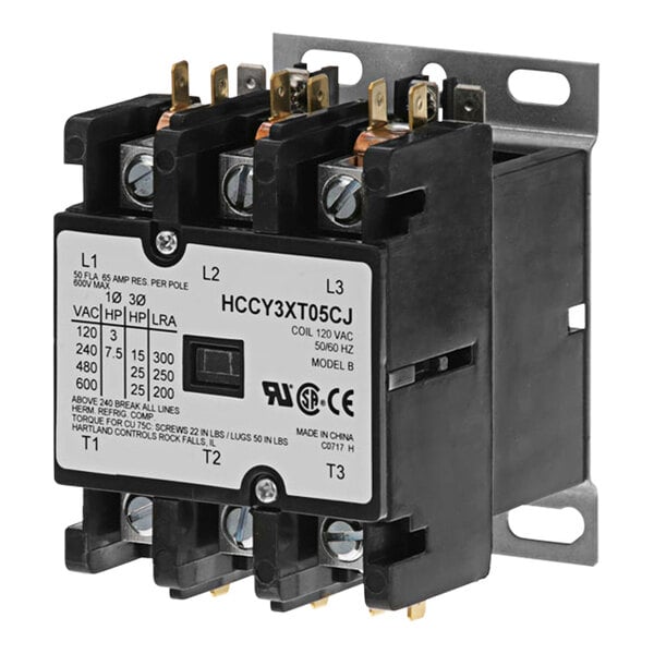 AllPoints 441089 3 Pole Contactor - 50/65A, 120V