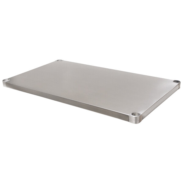 Advance Tabco UG-30-36 18 Gauge Galvanized Steel Adjustable Work Table Undershelf for 30" x 36" Table