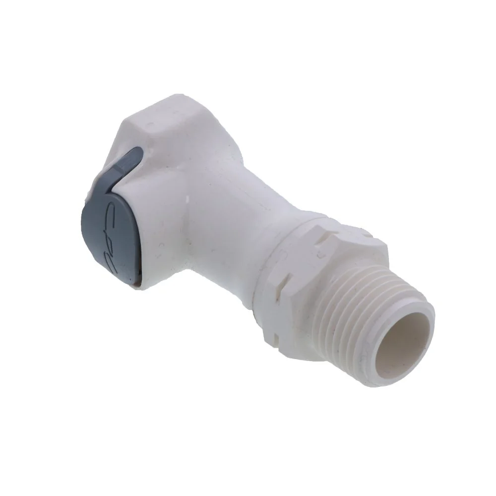 HFCD10835BSPT Valved Male Thread Coupling Body 1/2 BSPT — Bag of 10