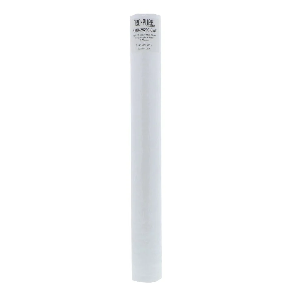 Neo-Pure HMB-25200-05W 20" High Efficiency Meltblown Filter 5 micron — Case of 240