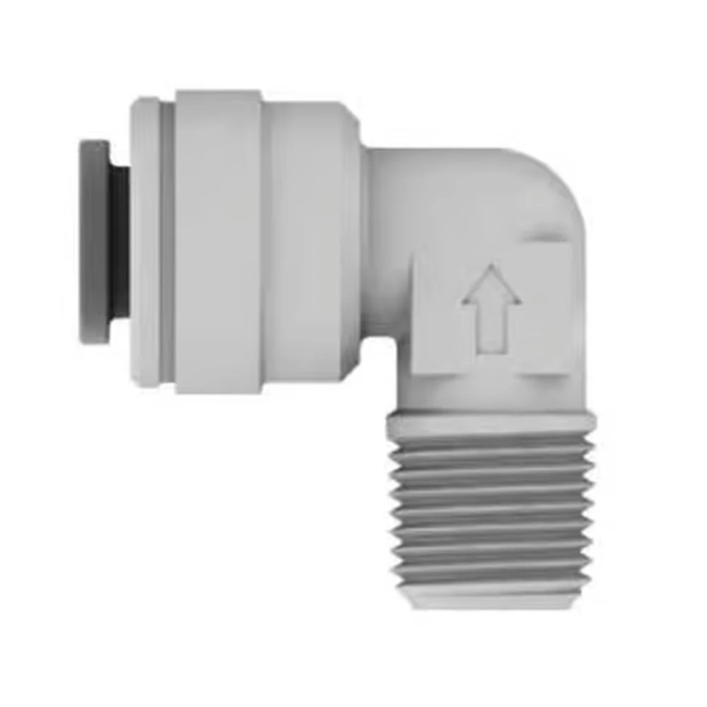 John Guest Check Valve Male Elbow - 1/8" MNPT 0.3 psi Crack Pressure — Single