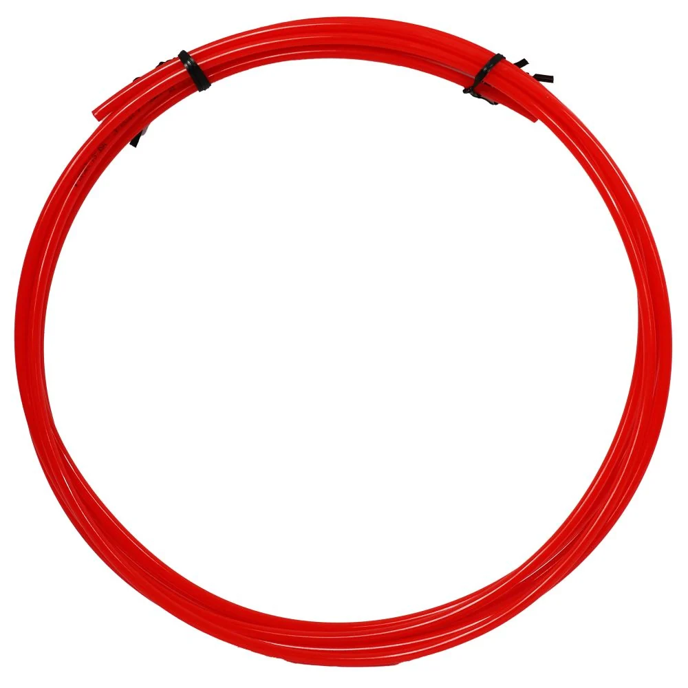 Red 6mm OD LLDPE Polyethylene Tubing — 50 Feet