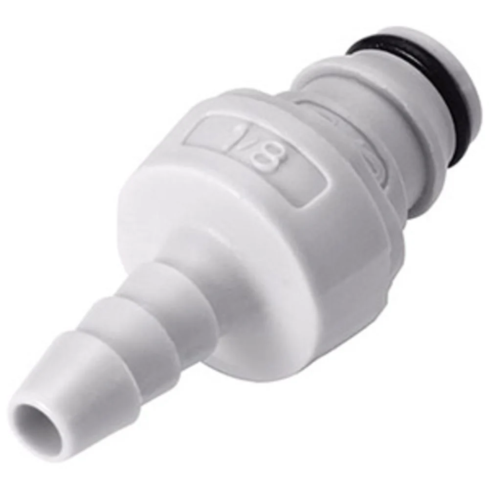 NS1D220212 Valved In-Line Hose Barb Coupling Insert 1/8 ID Barb — Bag of 25