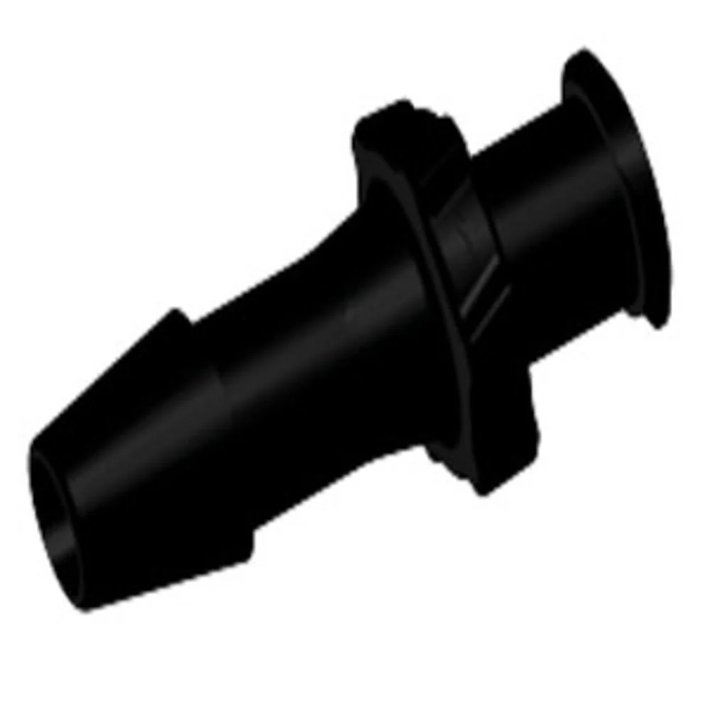 LF6131 Luer Fitting Black Nylon Female Luer X 3/16 HB — Bag of 100