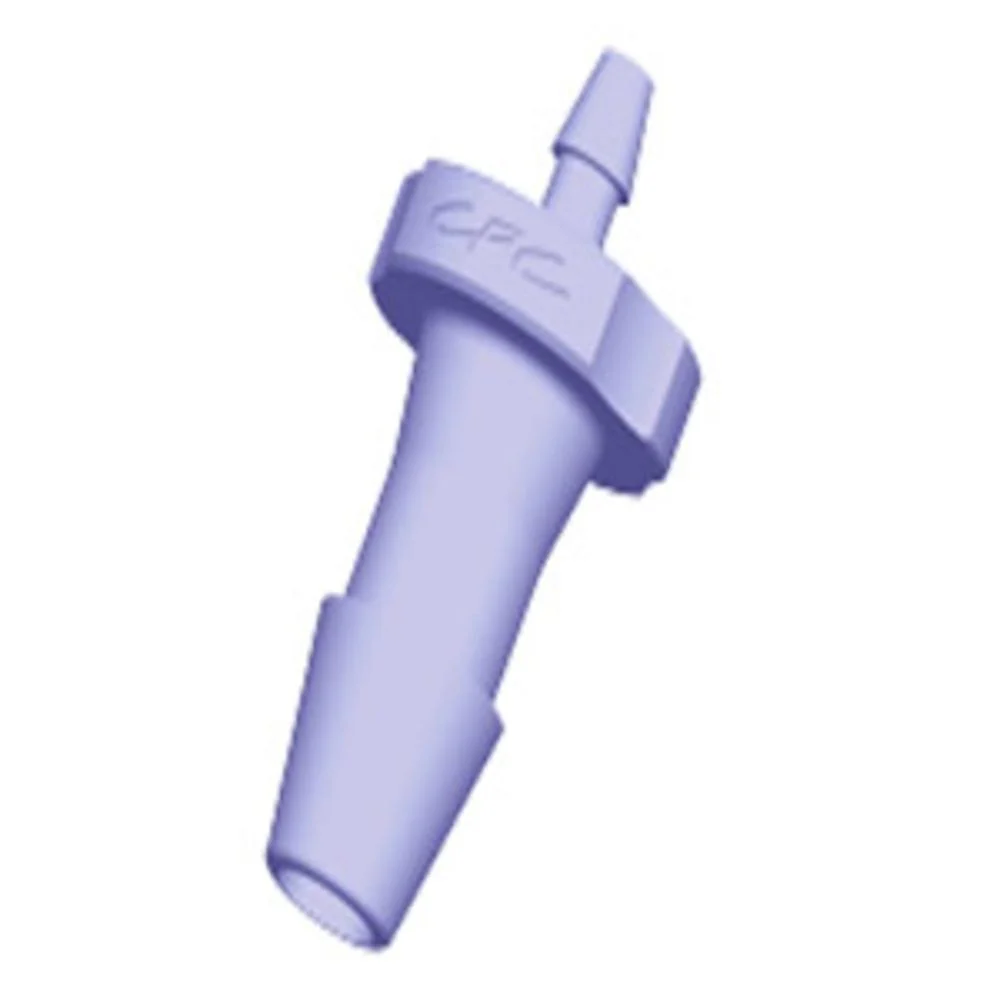 HSR5291 Straight Reducer Fitting Purple Tint Polycarbonate 5/32 HB X 1/16 HB — Bag of 100