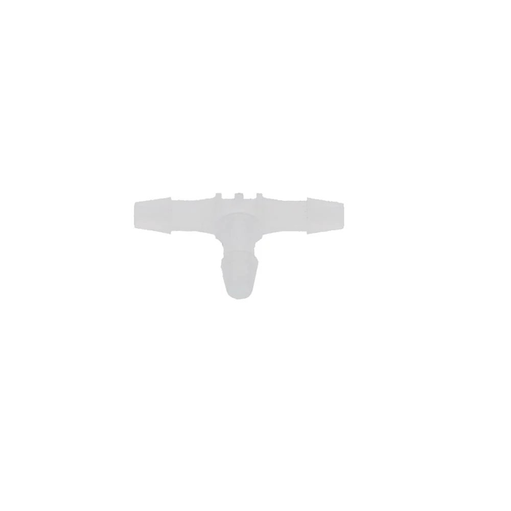 FitQuik Polypropylene Union Tee Barb Fitting - 5/32 ID x 5/32 ID x 5/32 ID — Bag of 100