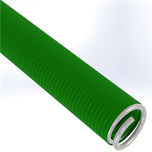 POLY-G-12.0-25 by Texcel | SIGMA-HD Series | Heavy-Duty Water Suction Hose | 12" Hose ID | 30 PSI | 29 in/Hg Vacuum Rated | Green — 25' Length