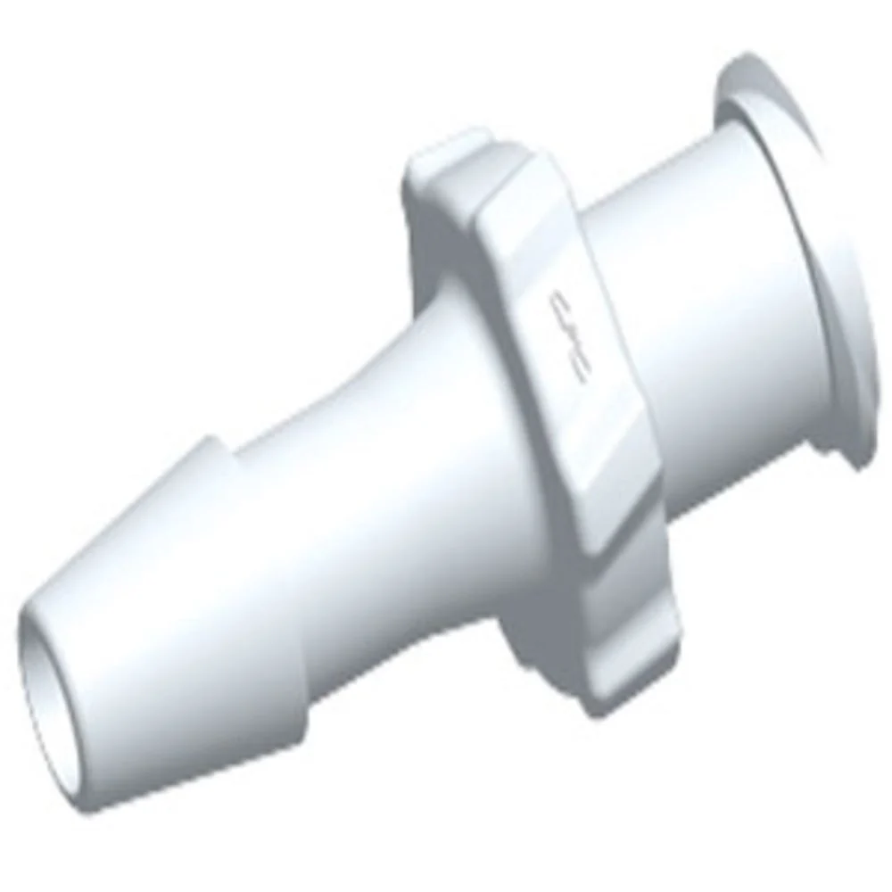 LF5130 Luer Fitting White Nylon Female Luer X 5/32 HB — Pack of 1000