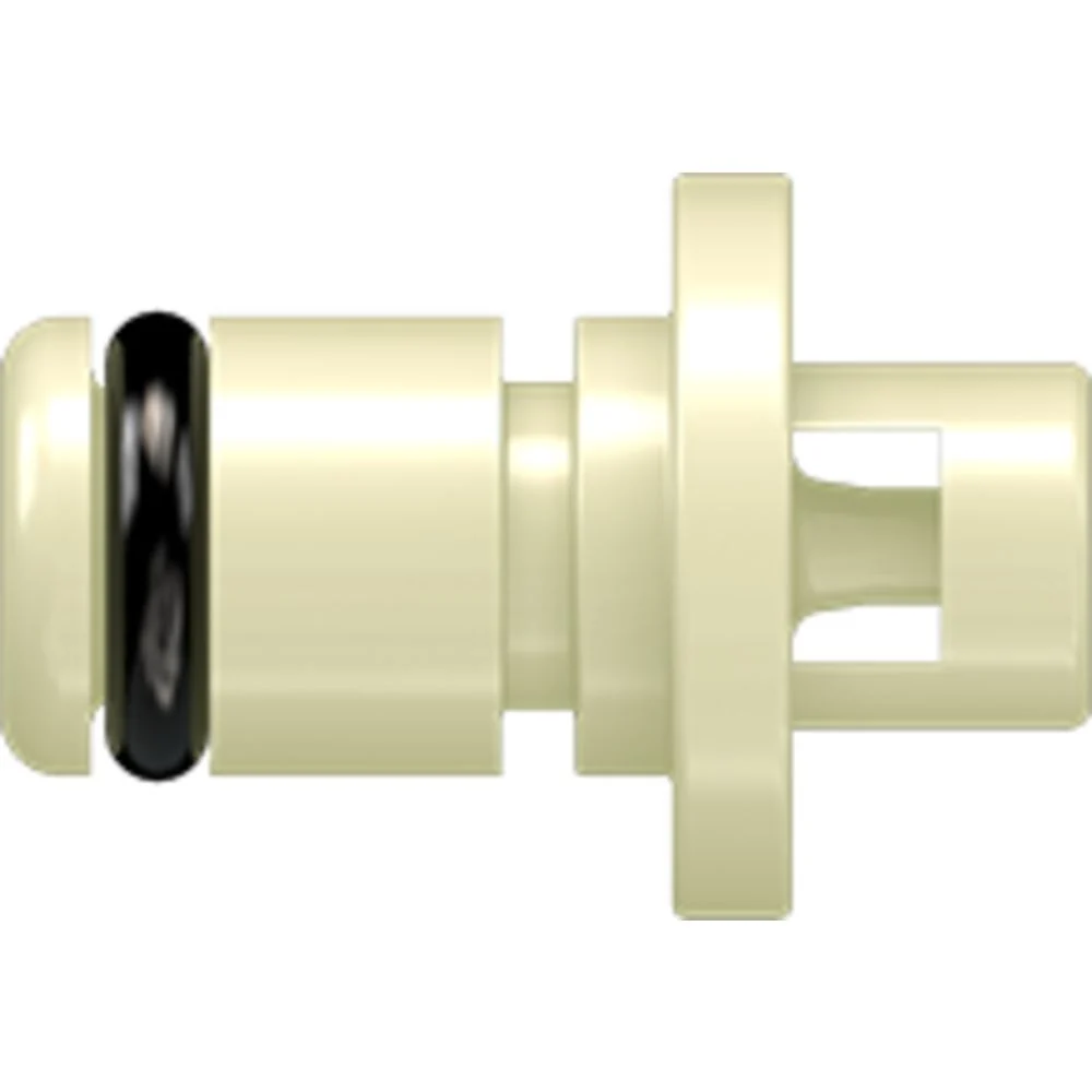 LinkTech 20PP Series Straight Male, Non-valved, 1/16" HB, Molded Almond Color, Polypropylene — Single