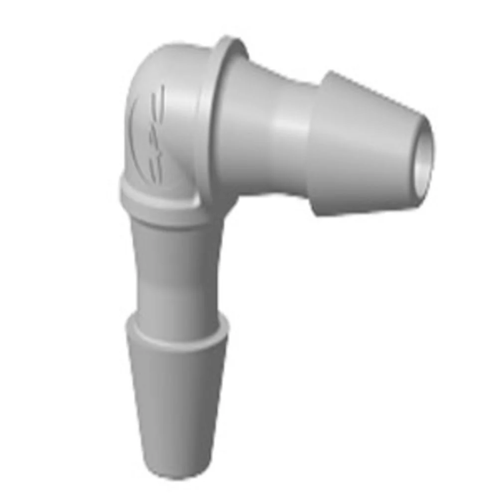 HE2 Elbow Fitting Natural Polypropylene 1/16 HB X 1/16 HB — Single