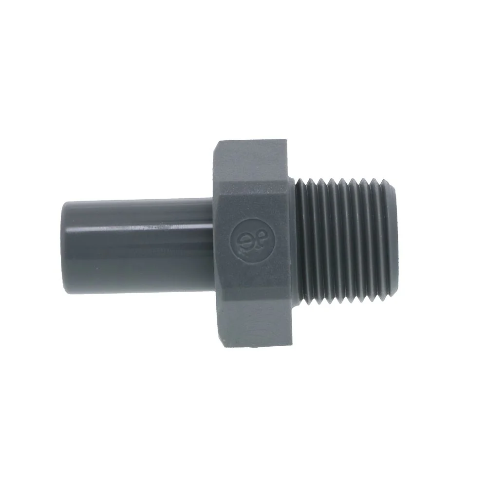 John Guest Stem Adapter BSPT - 1/2 x 1/2 BSPT — Single