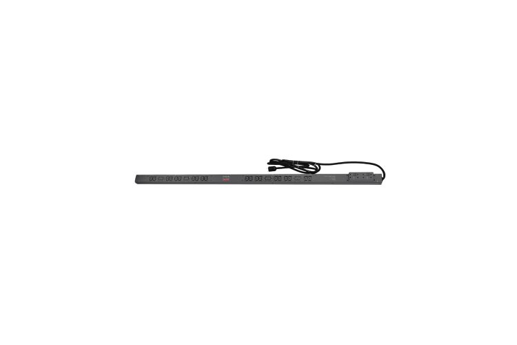 APC Basic 0U Vertical Rack PDU, 30A 208V Power Distribution Unit with (20) C13 & (4) C19 Outlets, AP7541
