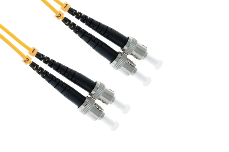1 Meter ST-ST OS2 Fiber Patch Cable, 9/125 Singlemode Duplex