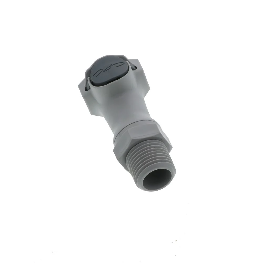HFCD10812 Valved Male Thread Coupling Body 1/2 NPT — Single