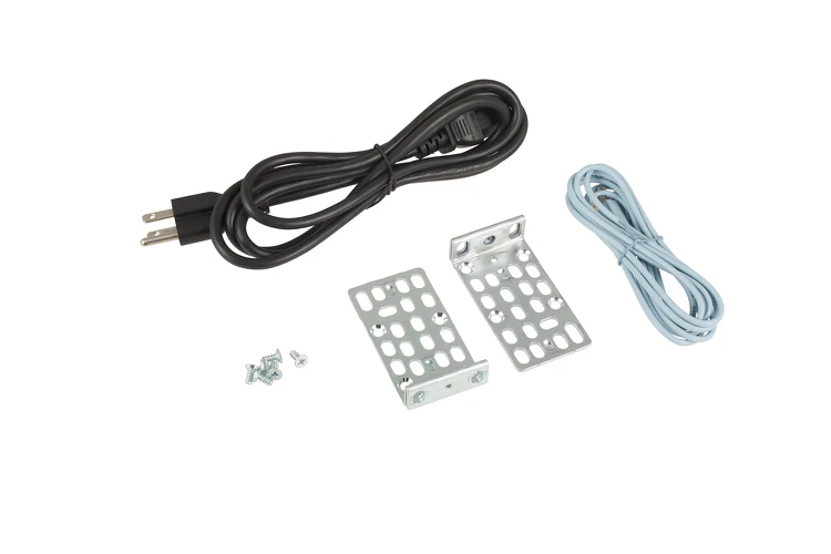 Accessory Kit for Cisco 2960S (RCKMNT-1RU, USB console cable, and AC power cord)