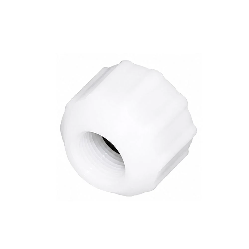 neoFit - Acetal True White F/F Reducer 1/4" x 3/4" Thread BSPP — Bag of 10