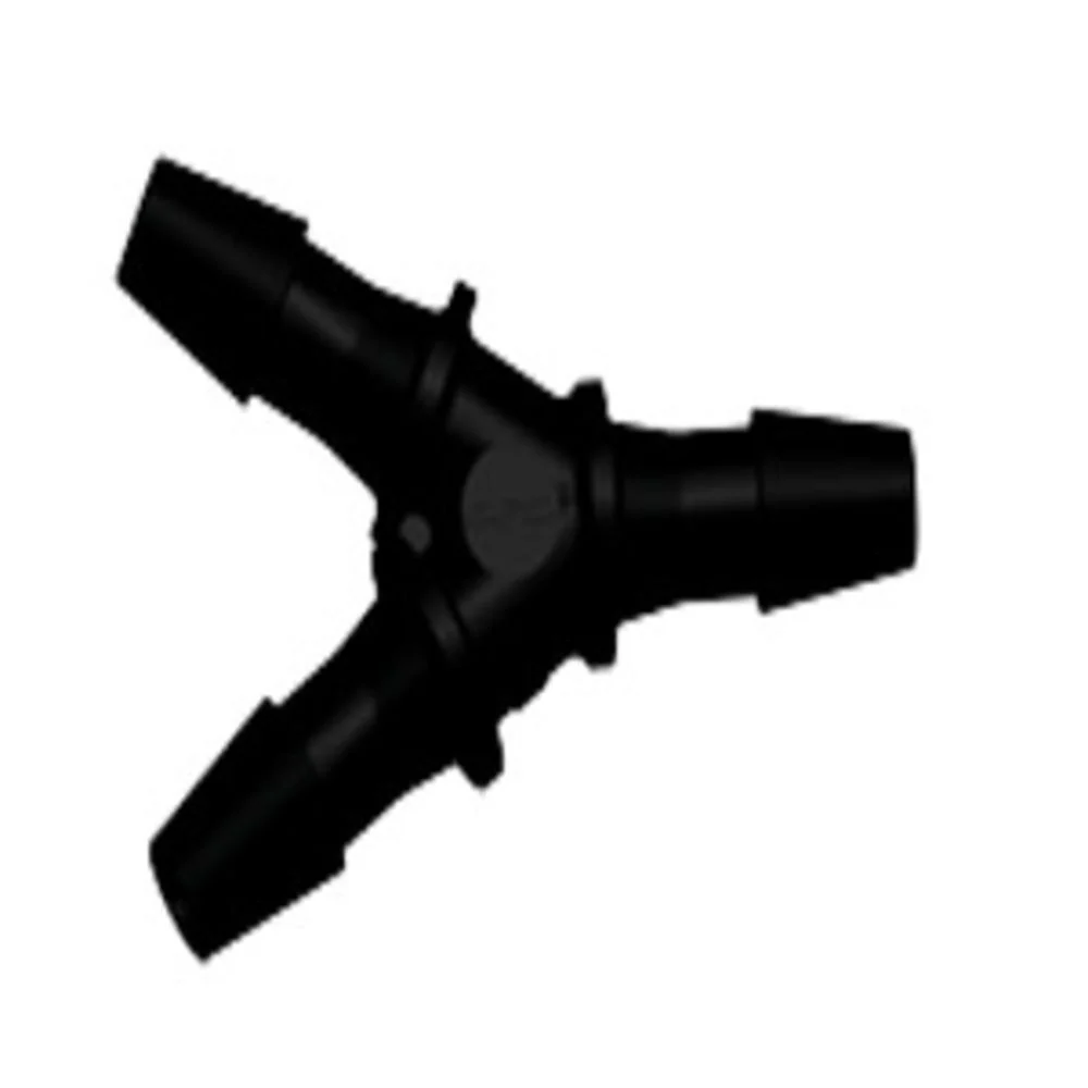 HY431 Y Fitting Black Nylon 1/8 HB X 1/8 HB X 1/8 HB — Bag of 100