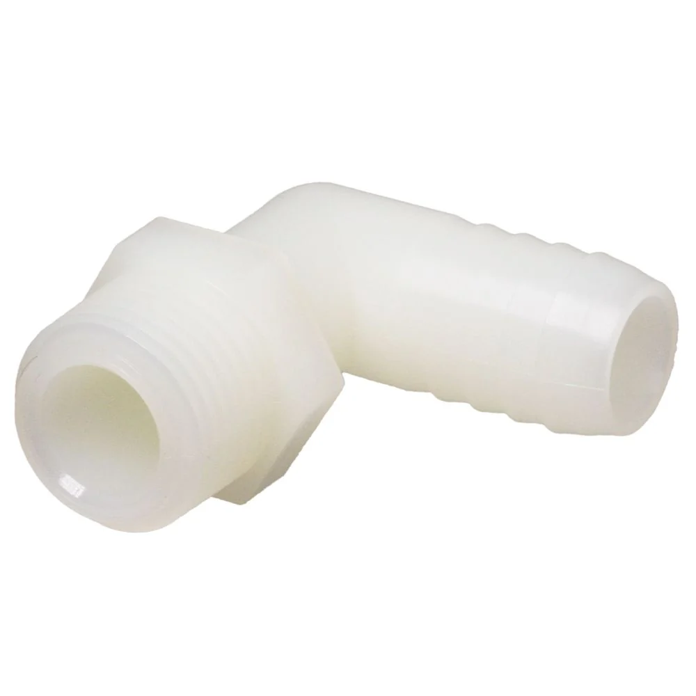 Male Elbow Barb x Male NPT - 5/8" HB x 3/4" MNPT — Single