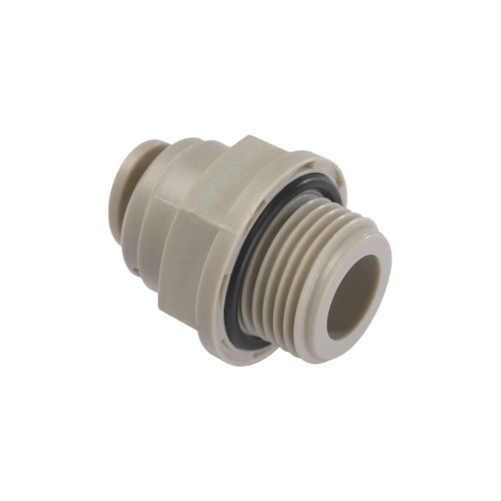 NeoFit - Acetal Gray Male Connector- 5/32"tube x 1/4"BSP(P) — Bag of 10
