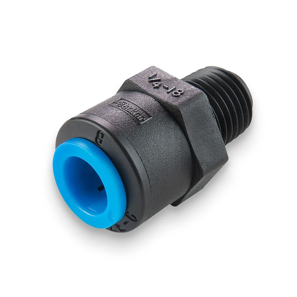 Kynar PVDF Check Valve 3/8 x 1/4 MNPT - 1.5 psi Crack Pressure — Box of 25