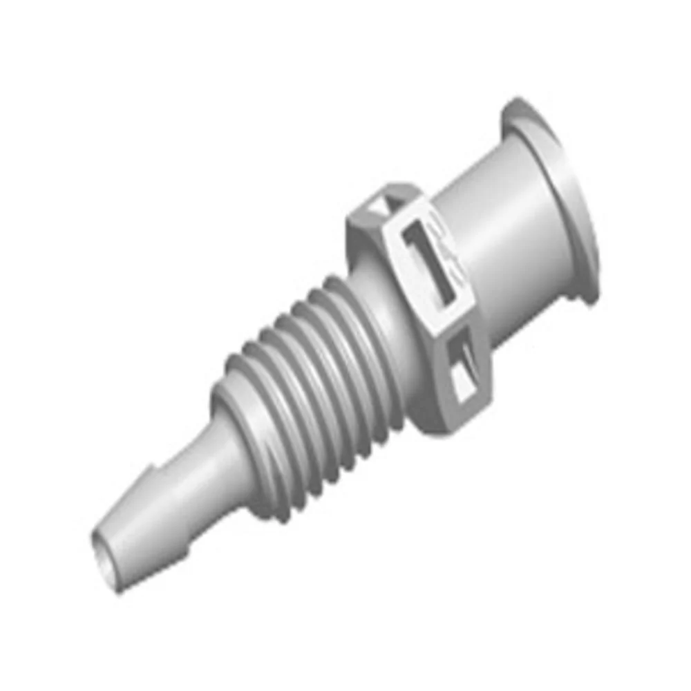 PMLF31 Luer Fitting Natural Polypropylene Panel Mount Female Luer X 3/32 HB — Single