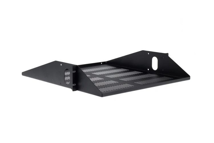19in Rack Mount Center Weight Vented Shelf