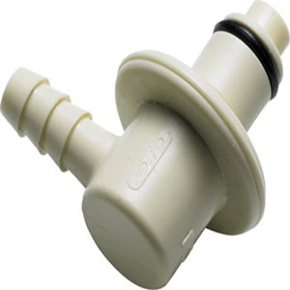 IPLCDT2300400 1/4 Hose Barb Valved Elbow Coupling Insert with RFID — Bag of 50