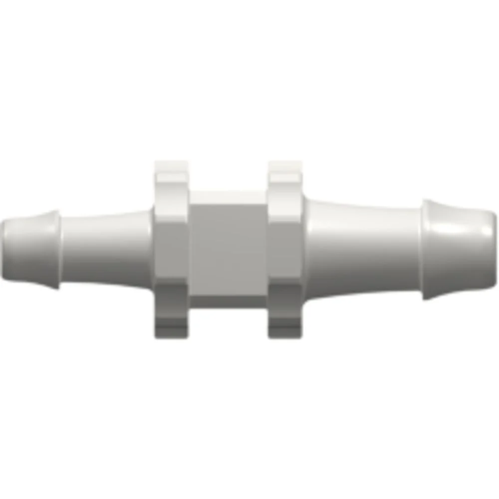 LinkTech Straight Through Reduction Tube Fitting with 500 Series Barbs, 5/32" (4.0 mm) ID — Box of 10000