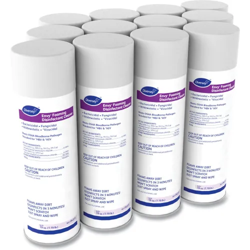 Diversey™ Envy® Foaming Disinfectant Cleaner, Lavender Scent, 19 oz Aerosol Spray, 12/Case