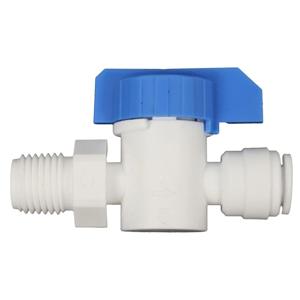 Inline Male Ball Valve 1/4 qc x 1/4 NPT — Single