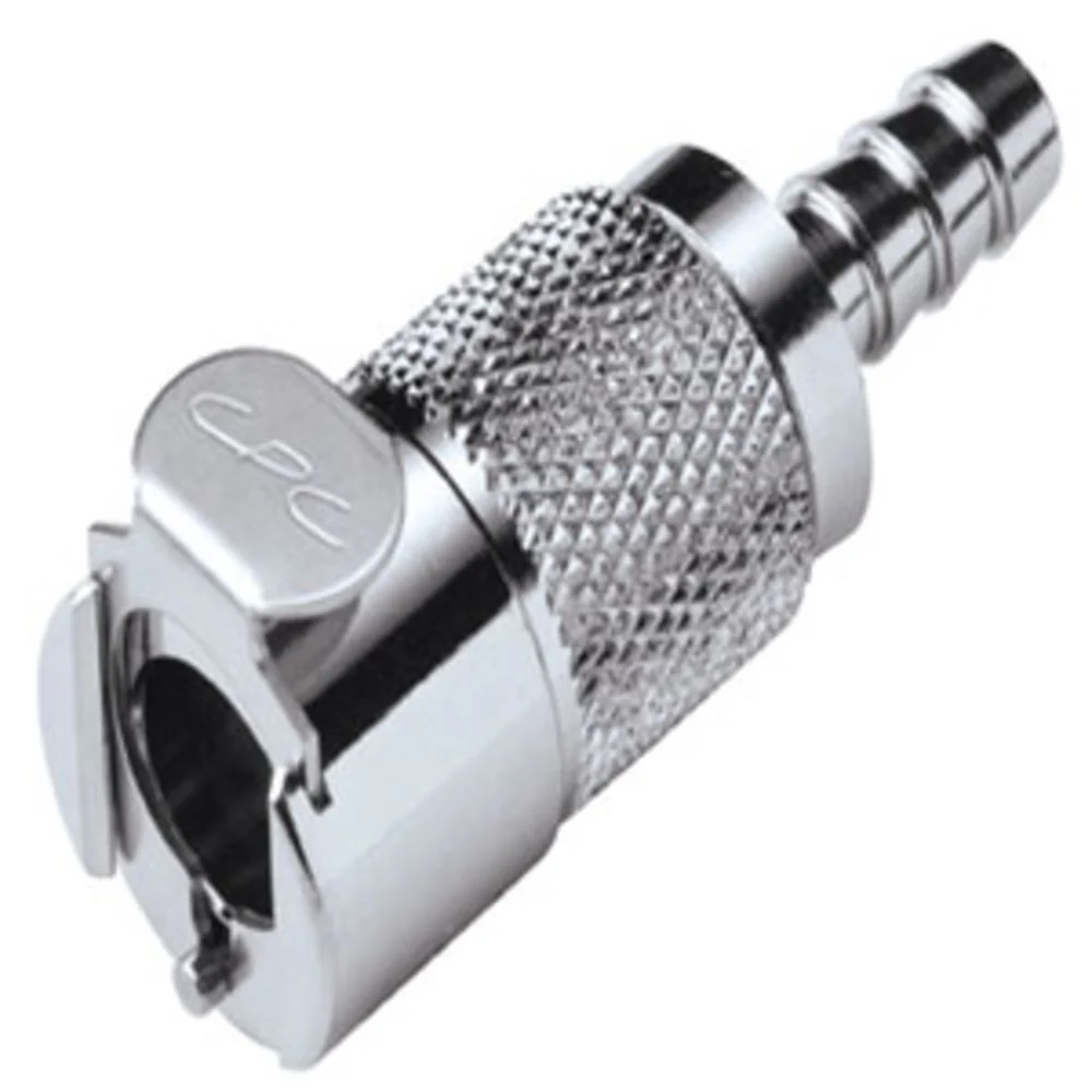 76300 NSF Non-Valved In-Line Hose Barb Coupling Body 1/4 ID Barb — Bag of 10