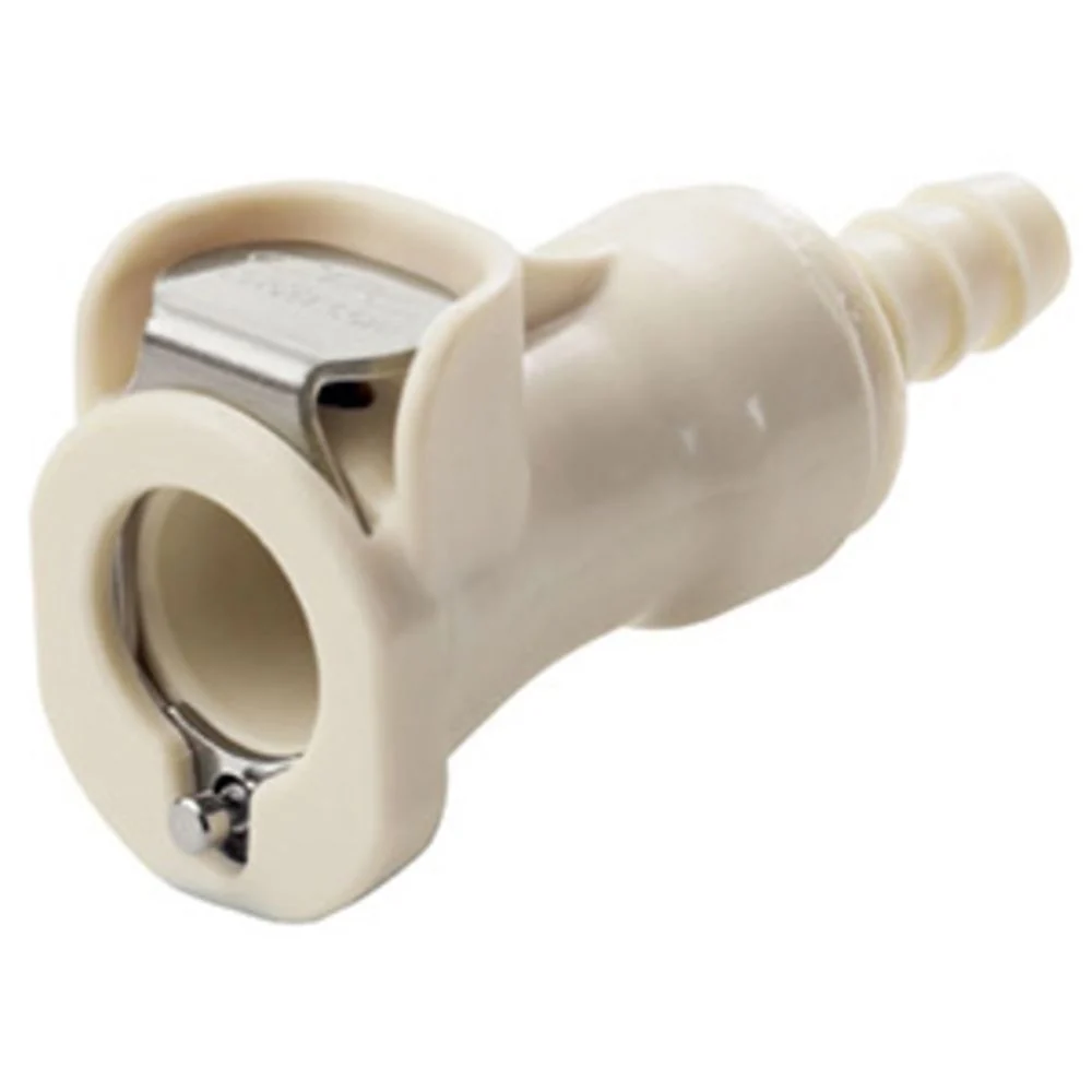 PLC1700412 In-Line Hose Barb Coupling Body 1/4 ID Barb — Bag of 25