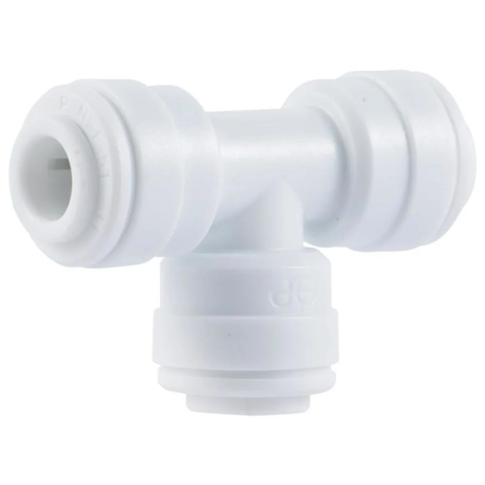 John Guest 3/8" Speedfit Union Tee - White — Box of 100
