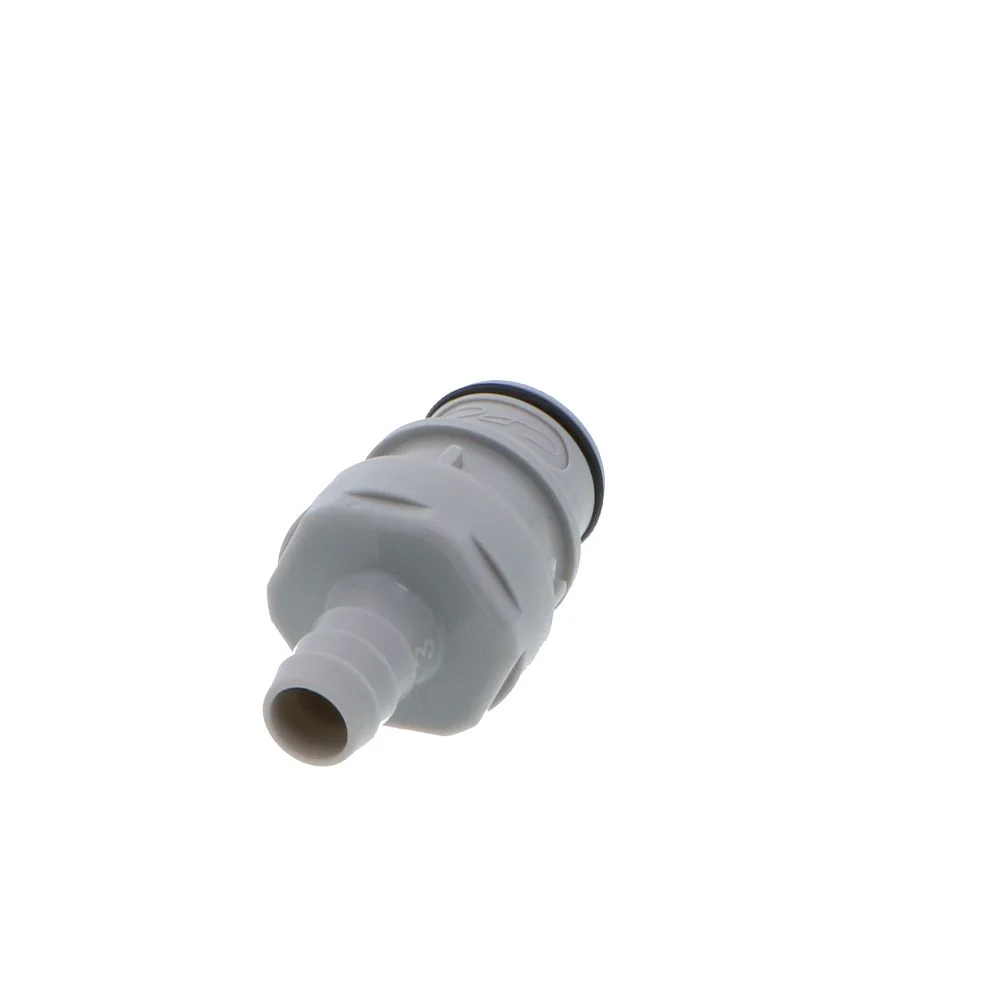 HFCD22612 Valved In-Line Hose Barb Coupling Insert 3/8 ID Barb — Pack of 100