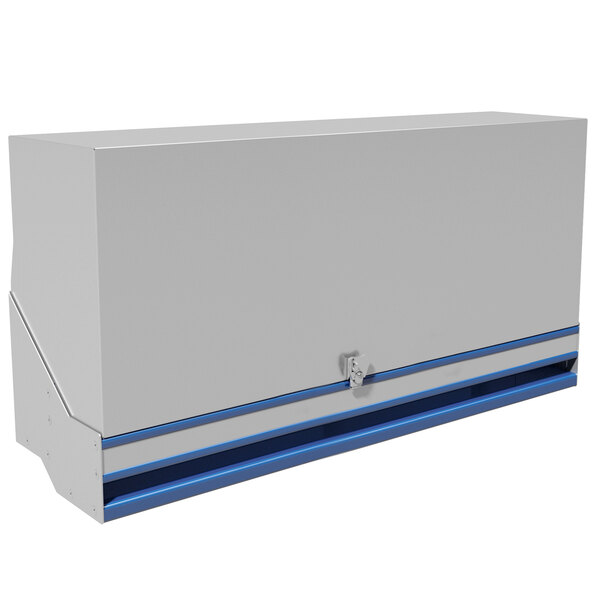 Advance Tabco PRDSR-30-LC Prestige Series 30" 14-Bottle Stainless Steel Double-Tier Speed Rail with Locking Cover