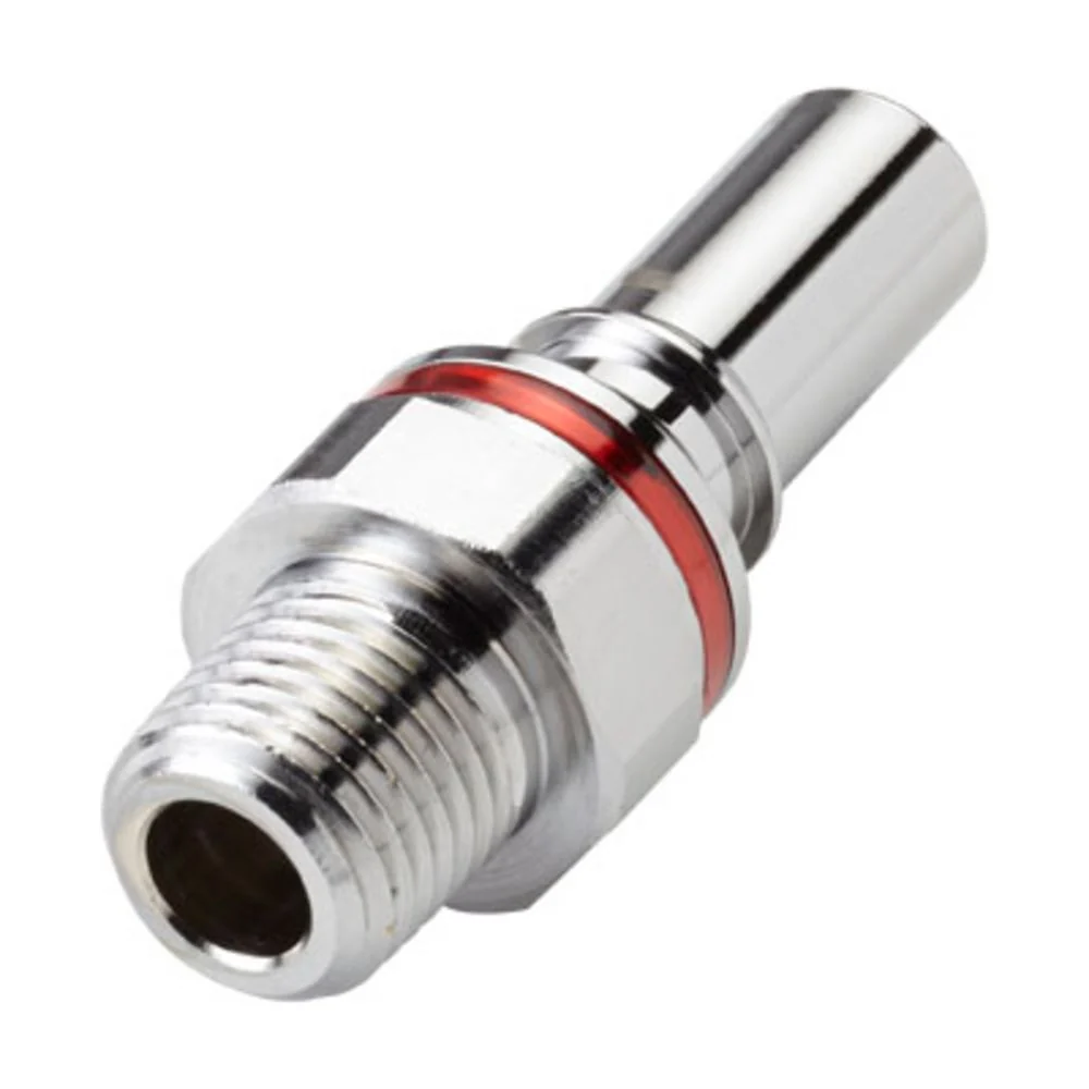 LQ4D24006RED Valved Pipe Thread Liquid Cooling Coupling Insert 3/8 NPT Warm Red — Single
