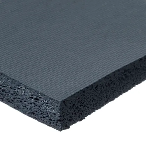 Fire Retardant Silicone Foam With High Temp Adhesive - 1/4" Thick x 1"W x 10'L