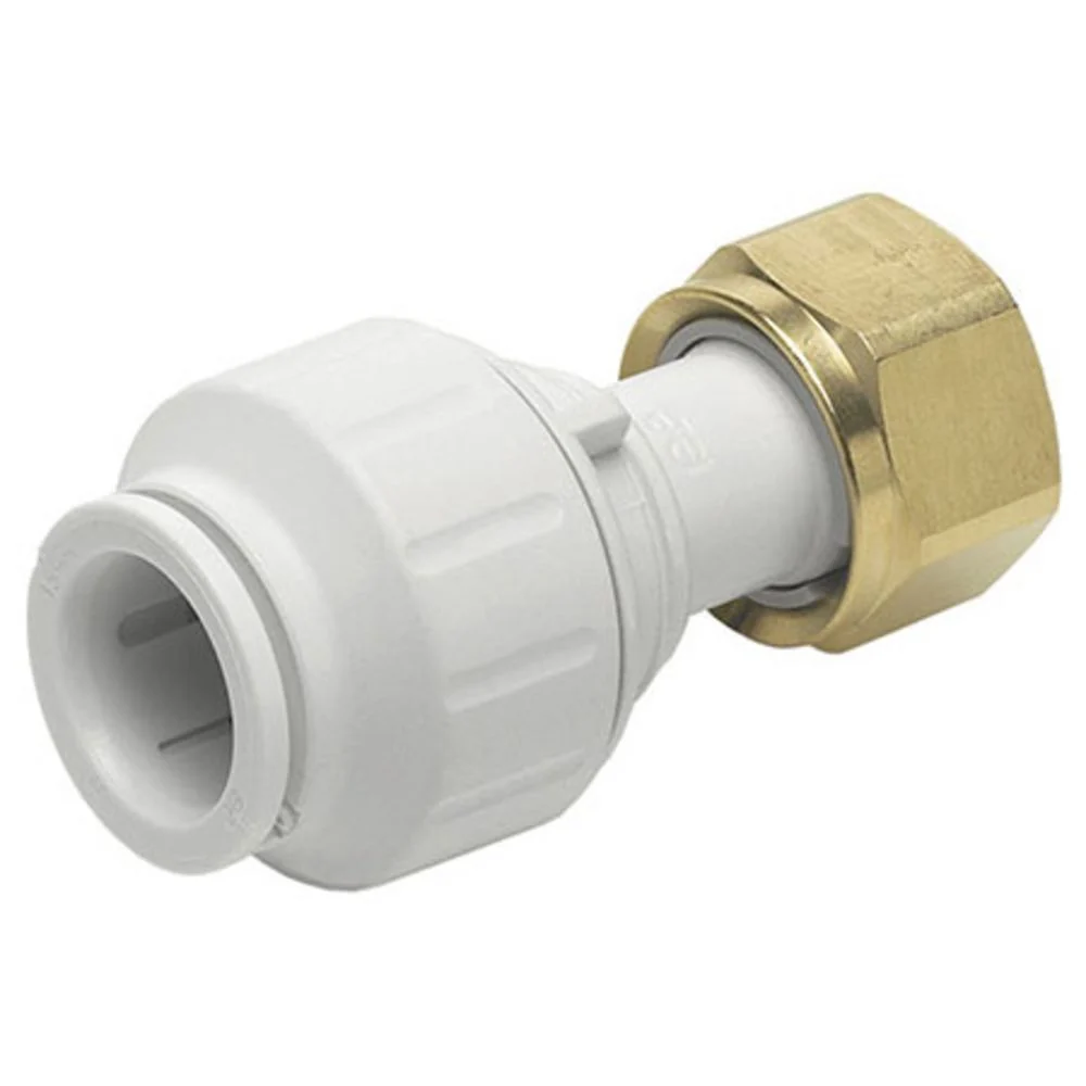 John Guest Straight Tap Connector BSP - 22mm x 3/4 BSP — Box of 40