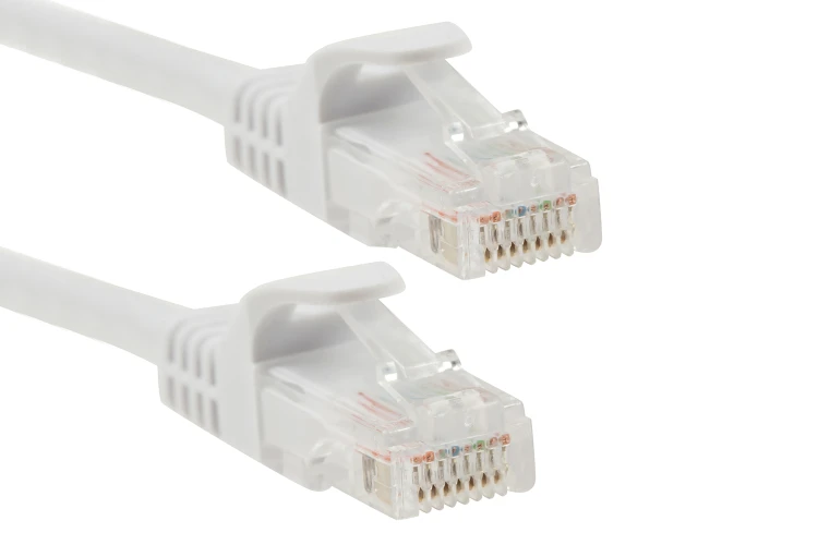 Cat6 Ethernet Patch Cable, Snagless, UTP, 0.5 ft, White