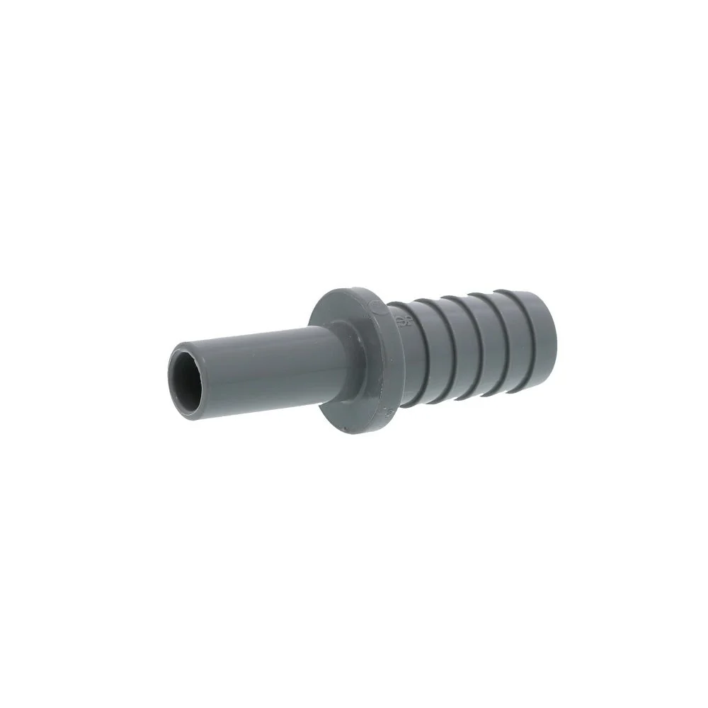John Guest Stem Barb Connector - 3/8 OD Stem x 1/2 ID Barb — Bag of 10