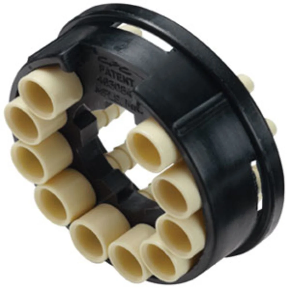 TFB100212 Non-Valved Hose Barb Coupling Body with Female Fitting Bodies 1/8 ID Barb — Pack of 50