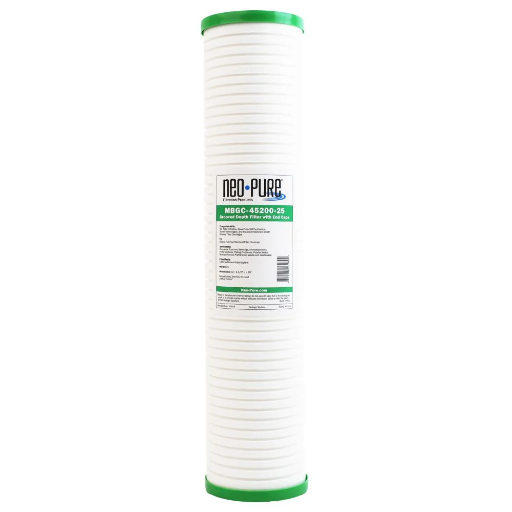 Neo-Pure Whole House Sediment Filter, 20" x 4-1/2", Model MBGC-45200-25 (25 Micron) — Case of 6