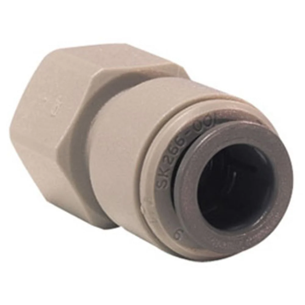 John Guest Faucet Connector UNS - 1/4 x 7/16 UNS — Single